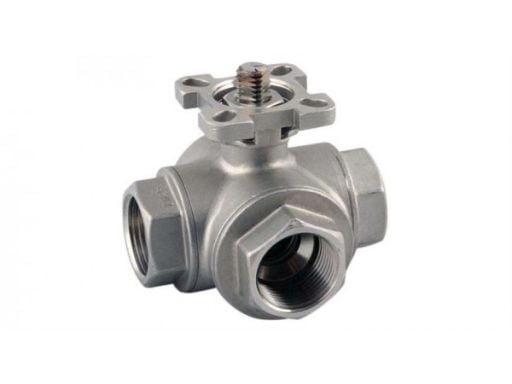 Tepe Flanşlı Aktüatör Takılabilir DİŞLİ Paslanmaz Küresel Vanalar